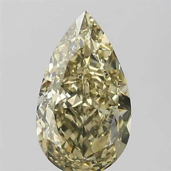 2.01ct Pear Natural Diamond (Colour Fancy Yellow, Clarity VS2, GIA Certified)