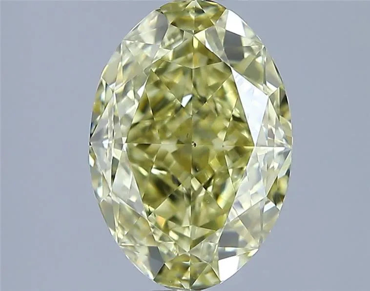 2.15ct Oval Natural Diamond (Colour Fancy Brownish Yellow, Clarity VS2, GIA Certified)